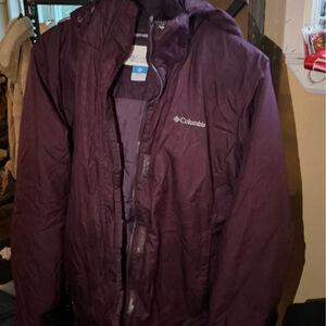 Columbia maroon jacket